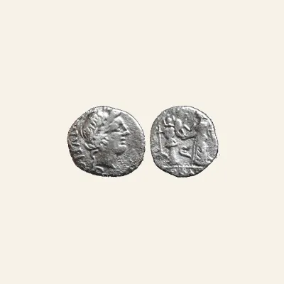 C. Egnatuleius C. f. Quinarius 97, AR 1.52 g.