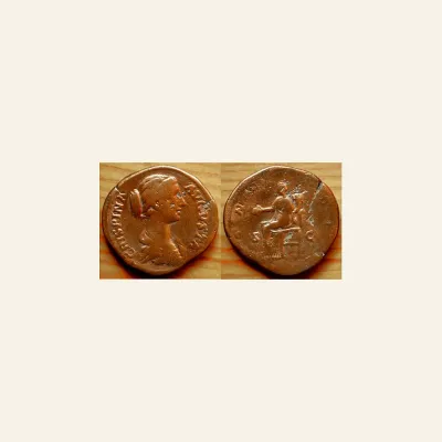 CRISPINA, †187 Sestertius, about 180-183. AE 27.61 g.