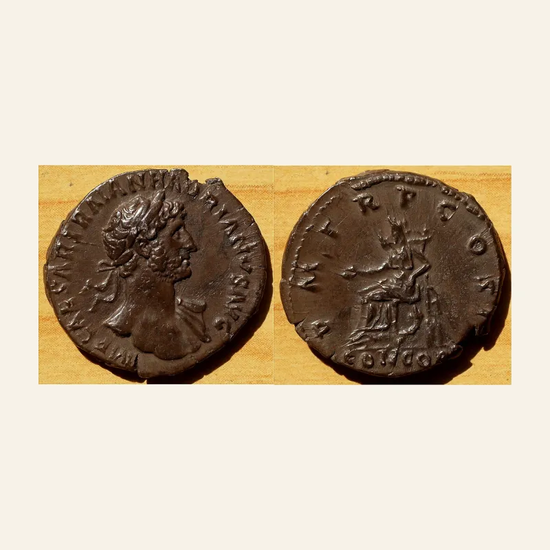 HADRIAN (117-138). AR Denarius. Rome.