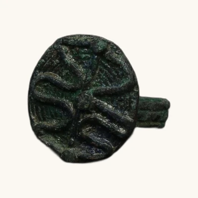 Anneau en bronze de l’Âge du fer – Asie centrale, Amlash ou Bactriane, 1er millénaire av. J.-C. - vue 3