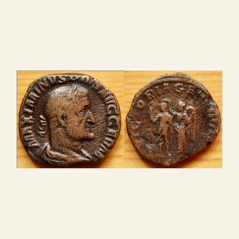 Maximinus I, 235-238. Sestertius (Orichalcum, 28 mm, 18.27 g,), Rome, 236-238.