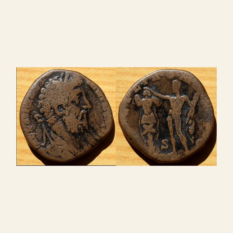 Commodus AE Sestertius (18.79 g. , 28 mm)