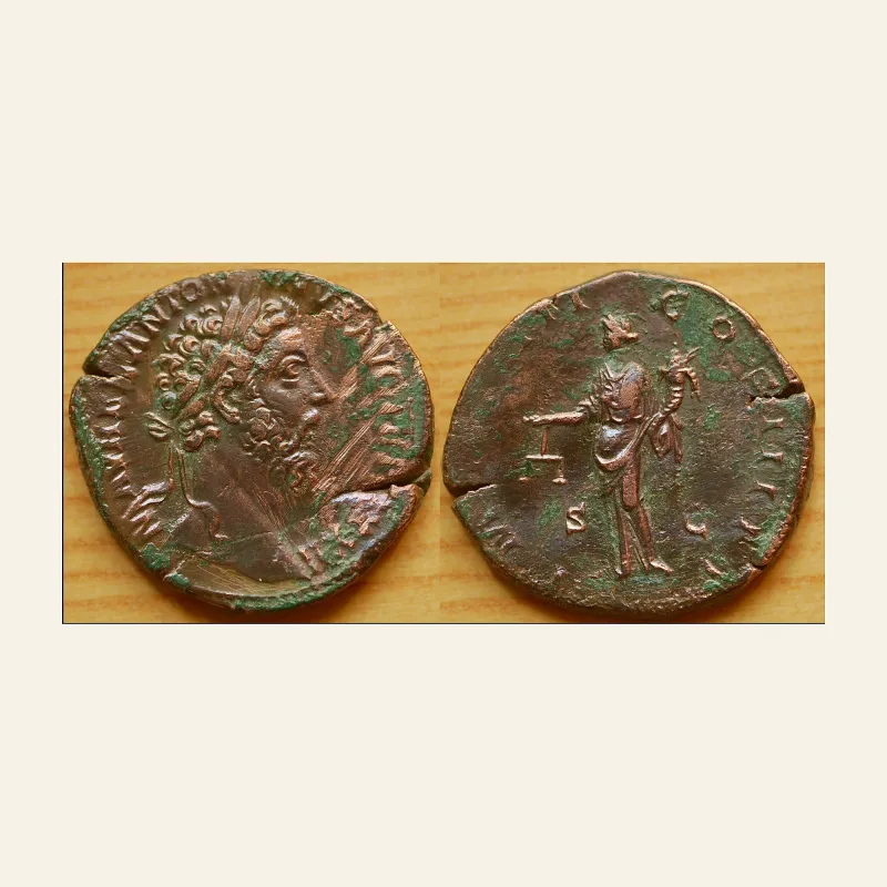 Marcus Aurelius AE Sestertius (19.15 g., 31 mm)