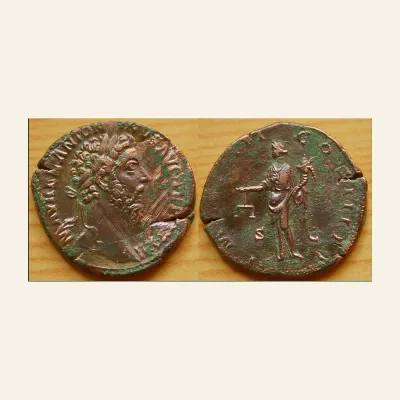 Marcus Aurelius AE Sestertius (19.15 g., 31 mm)