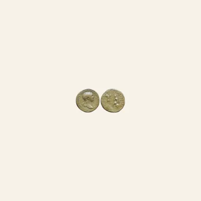 Reverse, of the denarius, for Trajan AR Denarius. Rome, AD 98-99., mint of Rome, 98-99