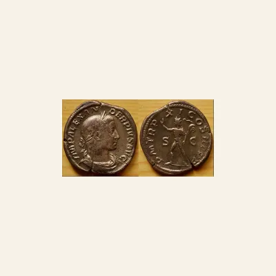 Reverse, of the sestertius, for SEVERUS ALEXANDER. 222-235 AD. Æ Sestertius (23.02 gm). Struck 232 AD., 235 AD