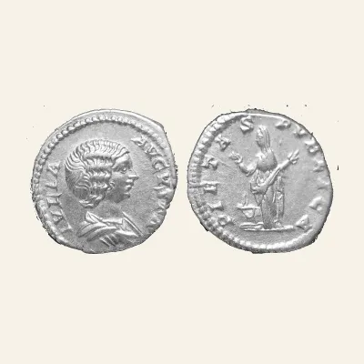 JULIA DOMNA (Augusta, 193-217). AR Denarius. Rome.