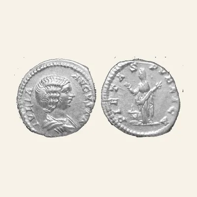 JULIA DOMNA (Augusta, 193-217). AR Denarius. Rome.