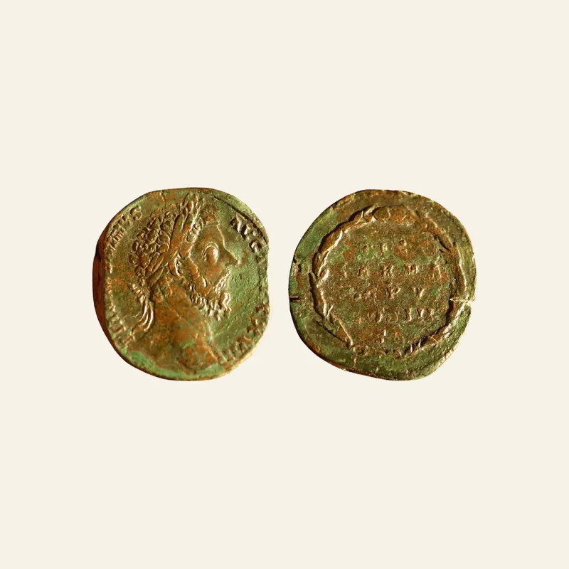 Marcus Aurelius, 161-180. AE Sestertius (31 mm, 29.47 g,), Rome, 172-173.