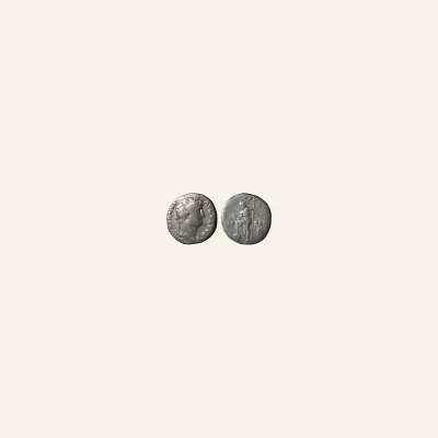 Hadrian AR Denarius. Rome, AD 119-122.