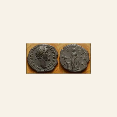 Antoninus Pius. (138-161 AD). Silver denarius (3.34 gm). Rome, 149-150 AD.