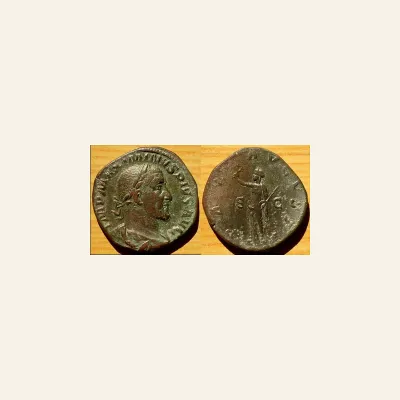 Maximinus I. AD 235-238. Æ Sestertius (15.65 g). Rome mint. AD 236.