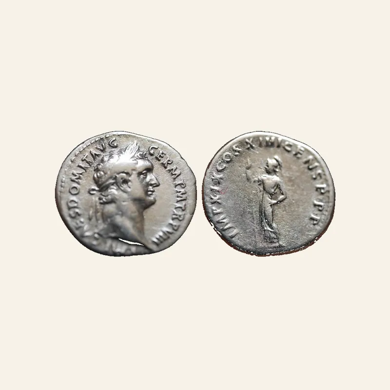 Domitian AR Denarius. Rome, AD 88-89. Minerva