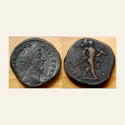 MARCUS AURELIUS (161-180). AE Sestertius. Rome