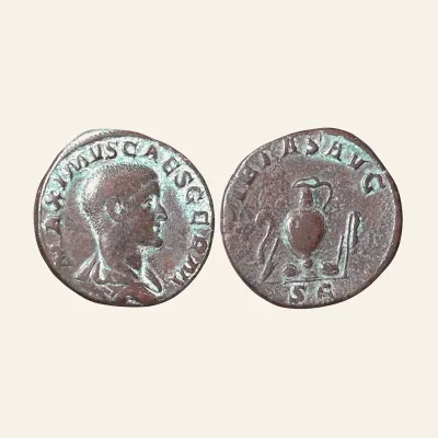MAXIMUS (Caesar, 235-238). AE Sestertius. Rome