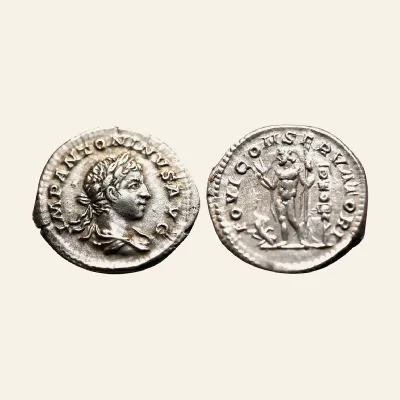 Elagabalus, 218 – 222 Denarius circa 218-222, AR 3.66 g.