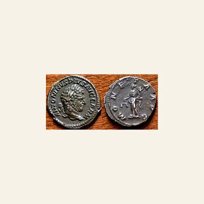 CARACALLA (193-217). Denarius. Rome. MONETA