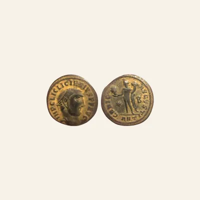 LICINIUS I AE follis. GENIO AVGVSTI Antioch mint.