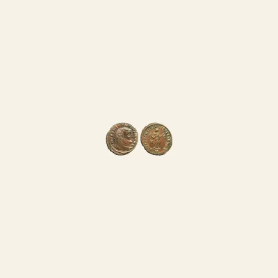 Constantius I, as Augustus (AD 305-306). follis (28mm, 10.42 gm). Carthage