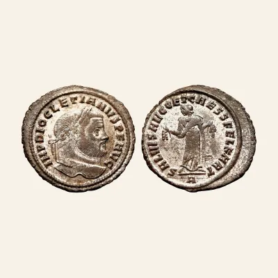 Diocletian. AD 284-305. Æ Follis. Carthage mint, 1st officina. AD 299-303.