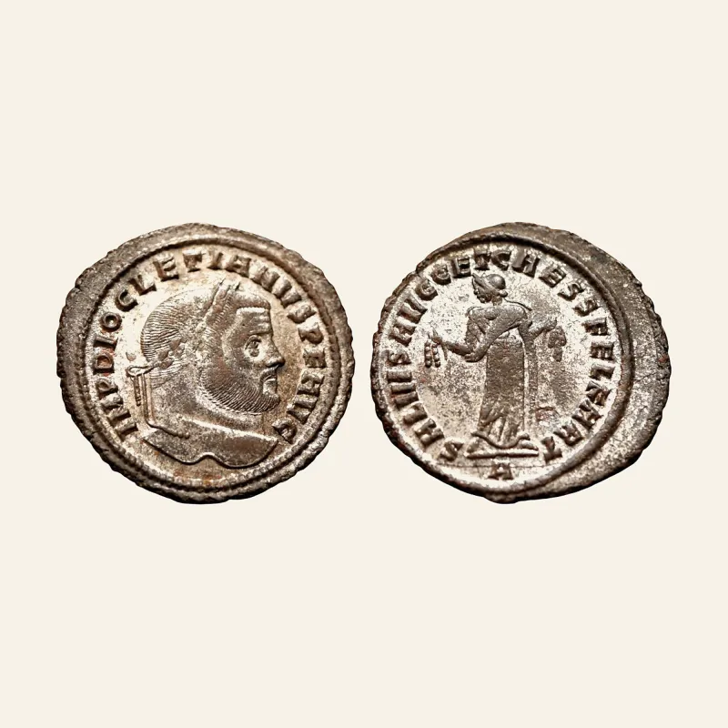 Diocletian. AD 284-305. Æ follis. Carthage mint, 1st officina. AD 299-303.