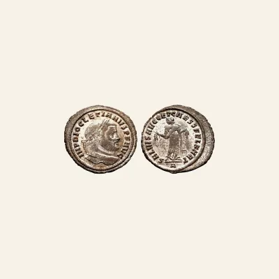 Diocletian. AD 284-305. Æ follis. Carthage mint, 1st officina. AD 299-303.