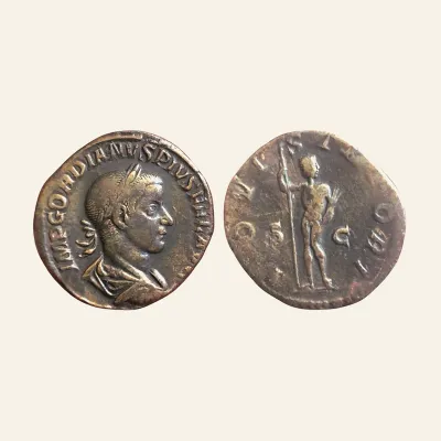 GORDIAN III. 238-244 AD. Æ Sestertius (16.65 gm). Struck 241-243 AD.