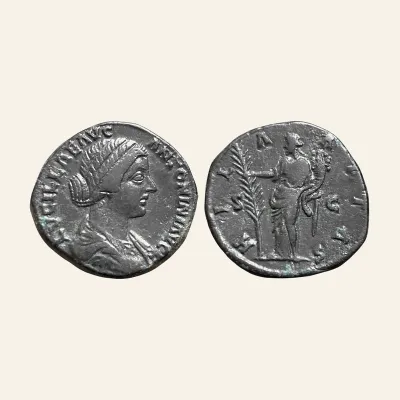 Lucilla (daughter of M. Aurelius) Æ Sestertius. HILARITAS Rome, AD 164-167