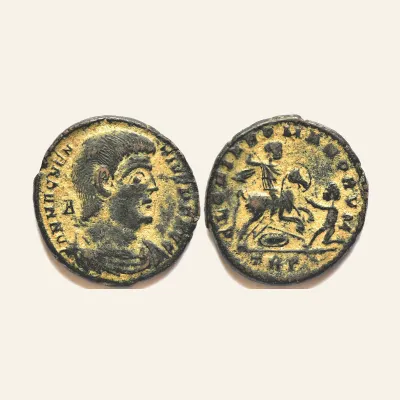 Magnentius, 350-353. follis (Bronze, 23 mm, 6.17 g,), Treveri.