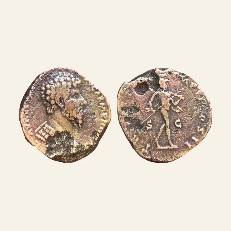 EXTREMELY RARE UNLISTED Lucius Verus AE Sestertius