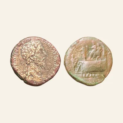 Marcus Aurelius augustus, 161 – 180 Sestertius 176-177, Æ 29.22 g. VERY RARE
