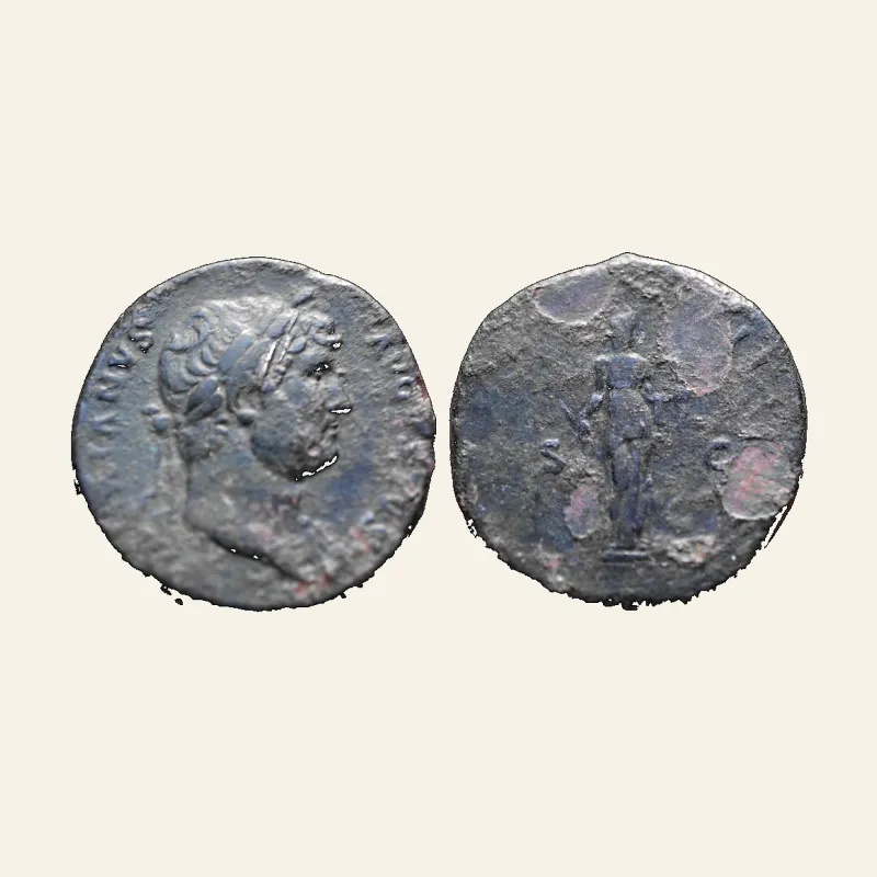 Hadrian (117-138), Sestertius, Rome, AD 125-128; AE (g 25,24; mm 33.5)