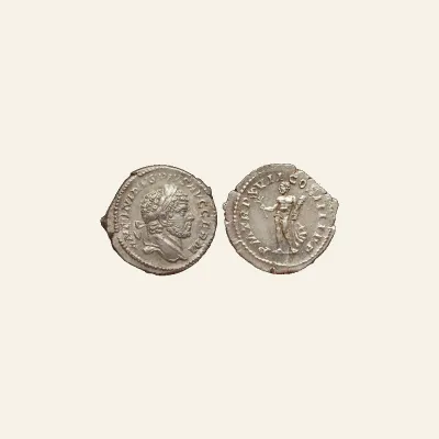 Caracalla. AD 198-217. AR Denarius (19 mm, 3.40 g). Rome mint. Struck AD 214.