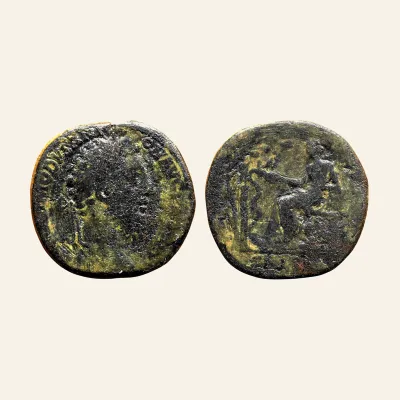 Commodus.177-192 AD. AE Sestertius, Rome, 184 AD. RARE