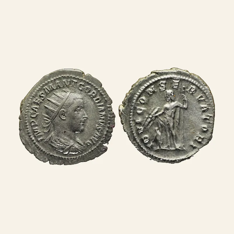 Gordian III. A.D. 238-244. AR antoninianus. 5.06 gm. 23 mm. Rome AD. 238.