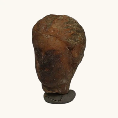 Ancient Mycenaean Greek Pottery Woman’s Head - vue 3