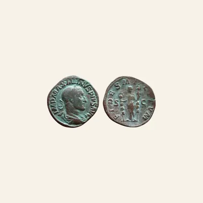 Maximinus I. AE Sestertius - FIDES MILITVM - RIC 43