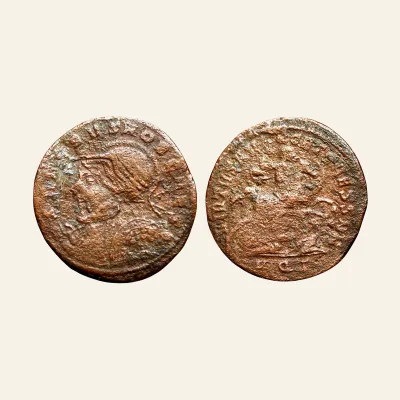 Avers, du as, pour Severus II. As Caesar, 305-306. Æ Follis (28 mm, 8.52 g,). Aquileia 305. Scarce., 305-306, RIC RIC 68a