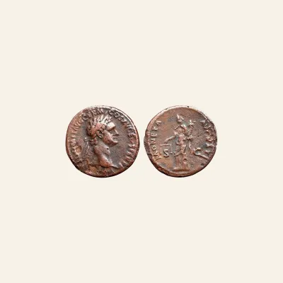 Domitian (81-96), as, Rome, AD 92-94, AE (g 10,66; mm 29)