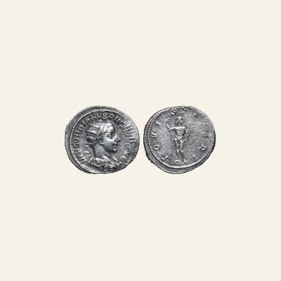 Gordian III, 238-244. Antoninianus (Silver, 23 mm, 4.62 g,), Rome, 241-243.