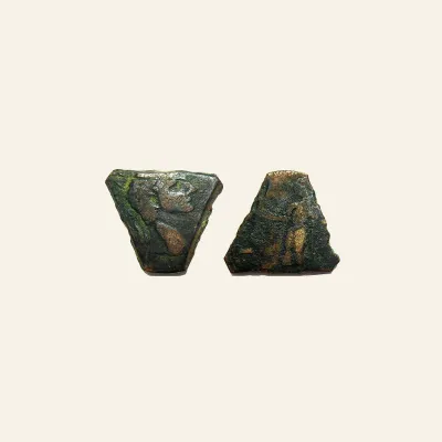 Claudius ? AE Sestertius contemporary clipped
