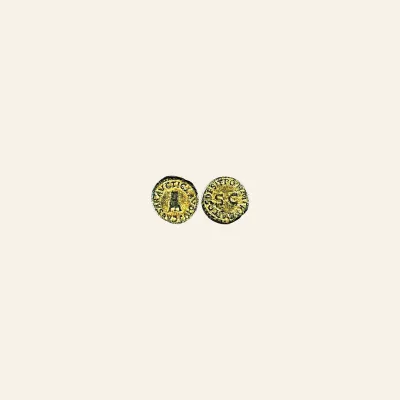 Claudius ? AE Sestertius contemporary clipped