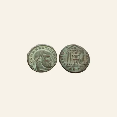 Maxentius, 307-312. follis (Bronze, 25mm, 6.91 g), Rome, 308-311.