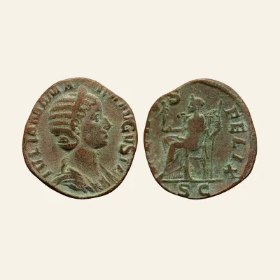 Julia Mamaea (mother of S. Alexander) Æ Sestertius. Rome, AD 224