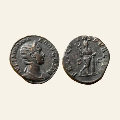 Julia Mamaea (Augusta, AD 222-235). Æ sestertius. Rome, AD 228.