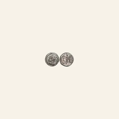 Maximianus follis. Rome Mint 300-301 AD. Scarce