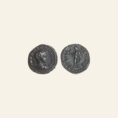Elagabalus. A.D. 218-222. AR denarius Antioch mint, Struck A.D. 219-220