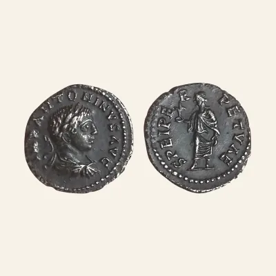 Elagabalus. A.D. 218-222. AR denarius Antioch mint, Struck A.D. 219-220