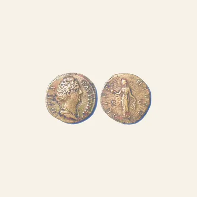 Diva Faustina I. AE Sestertius after 141, 20.11 g. AETERNITAS