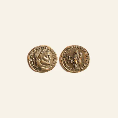 Maximianus Herculius AD 286-305. AE follis Ticinum